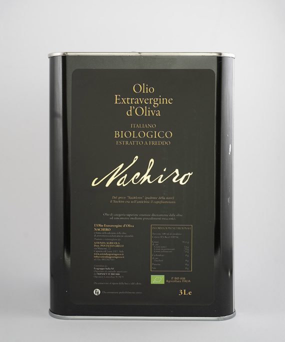 azienda agraria greco olio extravergine oliva biologico nachiro latta 3 lt