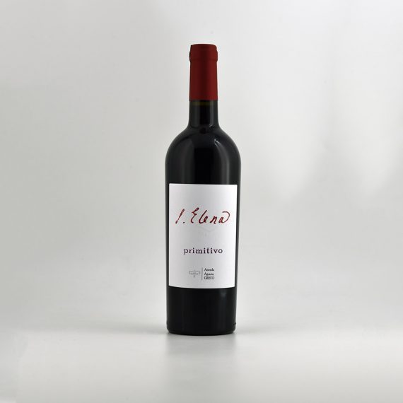 azienda agraria greco vino salento igp primitivo sant elena 2018