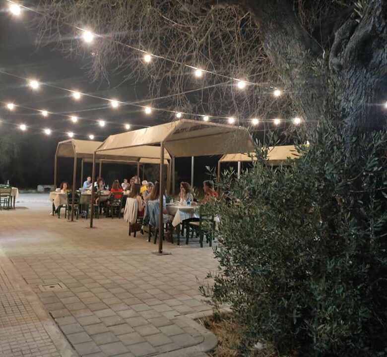 Masseria chiusira di sotto cena estate